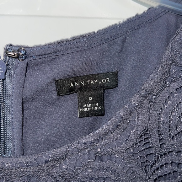 Navy lace Ann Taylor dress - Picture 2 of 3
